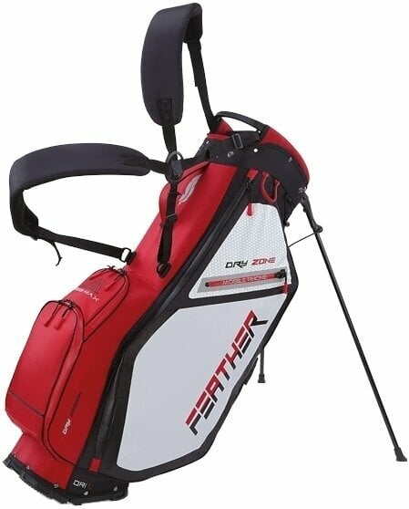 Golfbag Big Max Dri Lite Feather Red/Black/White Golfbag