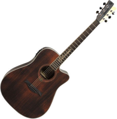 Dreadnought elektro-akoestische gitaar Gilmour Antique EQ W48
