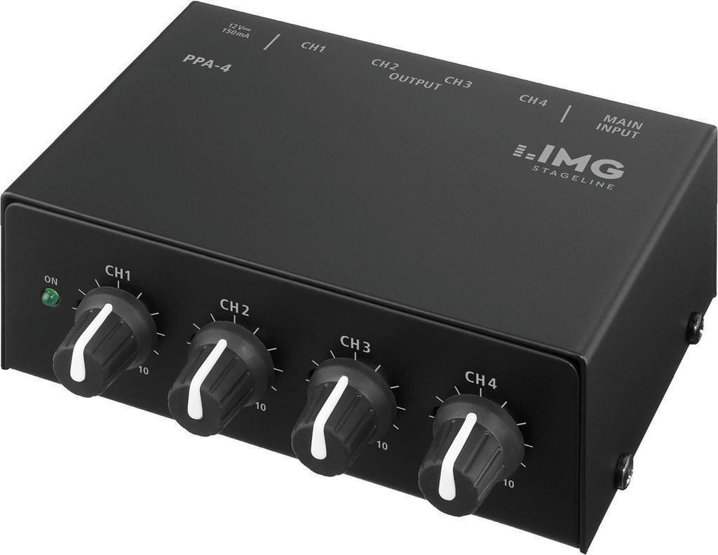 Headphone amplifier IMG Stage Line PPA-4 Headphone amplifier