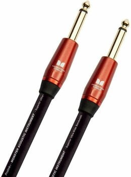 Инструментален кабел Monster Cable Prolink Acoustic 21FT Instrument Cable Черeн 6,4 m Директен - Директен - 1