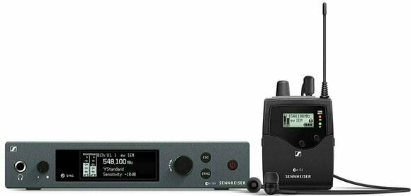 Monitorização intra-auricular sem fios Sennheiser ew IEM G4 - 1
