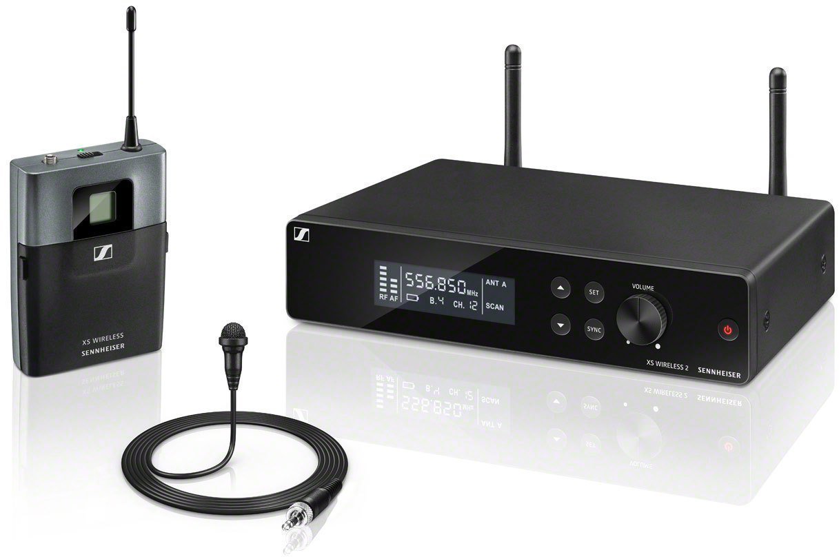 Set Microfoni Wireless Lavalier Sennheiser XSW 2-ME2 SOLO UK/GB: 606-630 MHz
