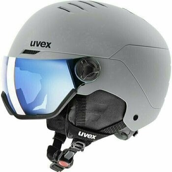 Lyžařská helma UVEX Wanted Visor Rhino Mat 54-58 cm Lyžařská helma - 1