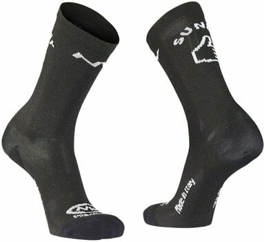 Cyklo ponožky Northwave Sunday Monday High Sock Black M Cyklo ponožky - 1