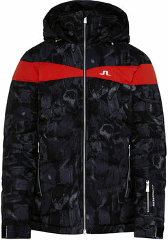Skijakke J.Lindeberg Crillon Down Jacket JL 2L Print Black Sports Camo M - 1