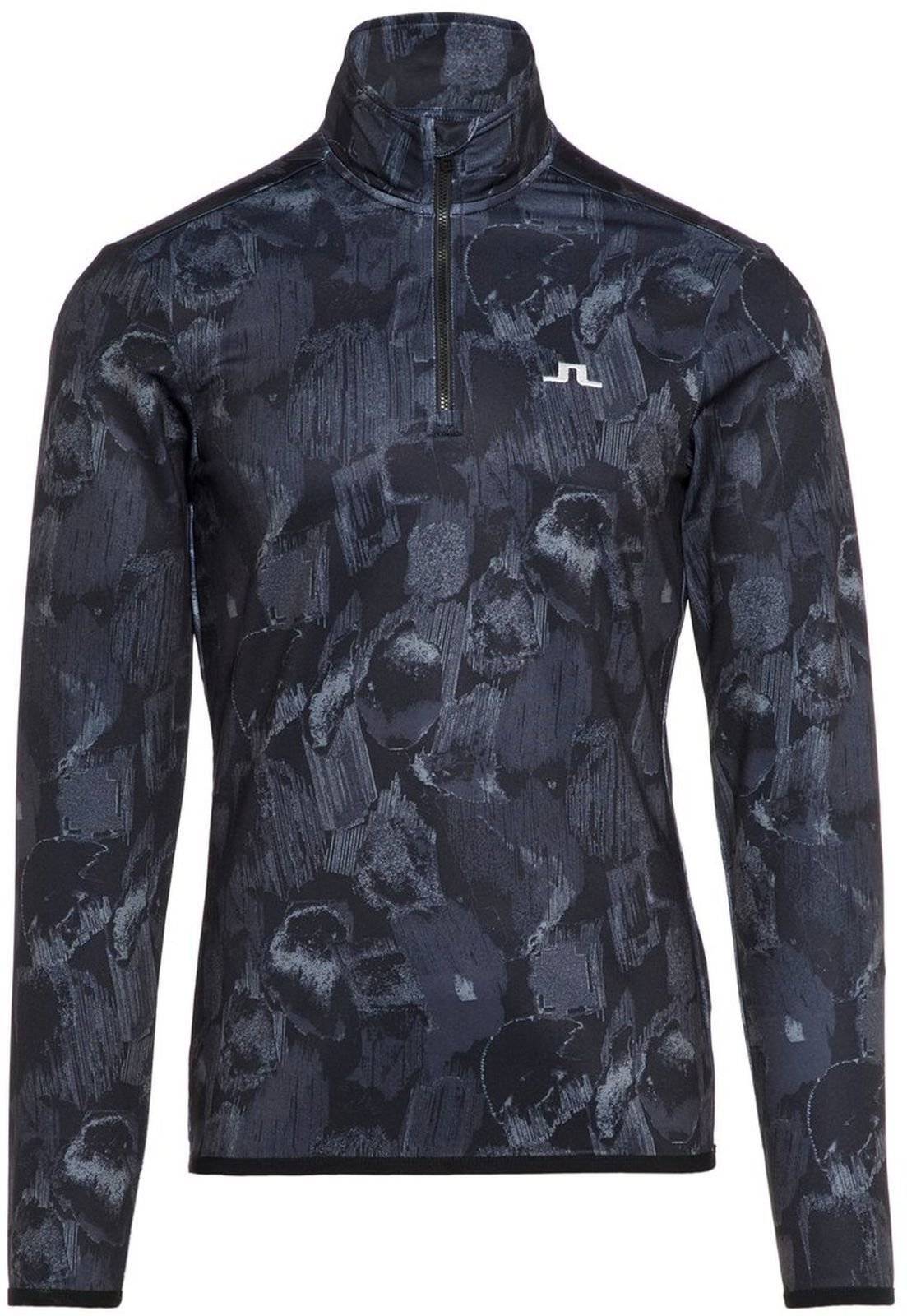 Ski-trui en T-shirt J.Lindeberg Kimball Printed Mid Jersey Black Sports Camo M
