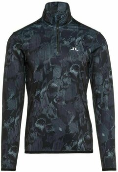 T-shirt/casaco com capuz para esqui J.Lindeberg Kimball Printed Mid Jersey Black Sports Camo L - 1