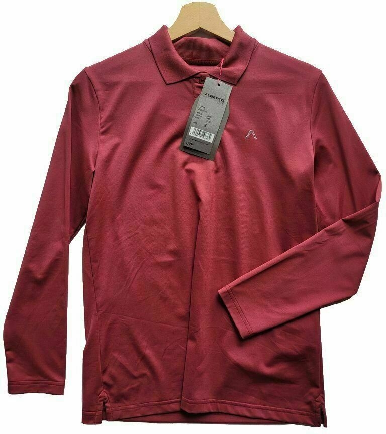 Polo Shirt Alberto Lotte Drycomfort Bordeaux M Polo Shirt