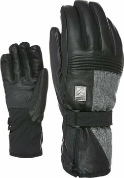 Lyžařské rukavice Level Ace Black/Grey 8 Lyžařské rukavice - 1