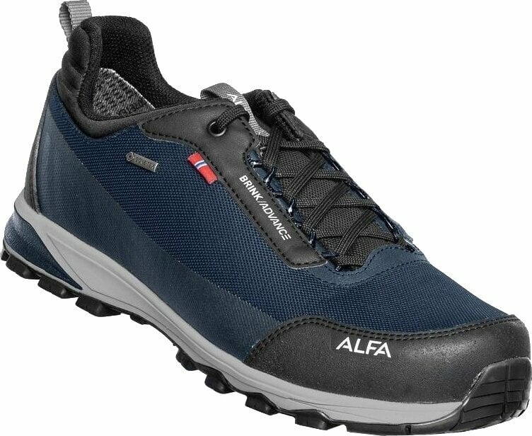 Mens Outdoor Shoes Alfa Brink Advance GTX Dark Blue 43 Mens Outdoor Shoes