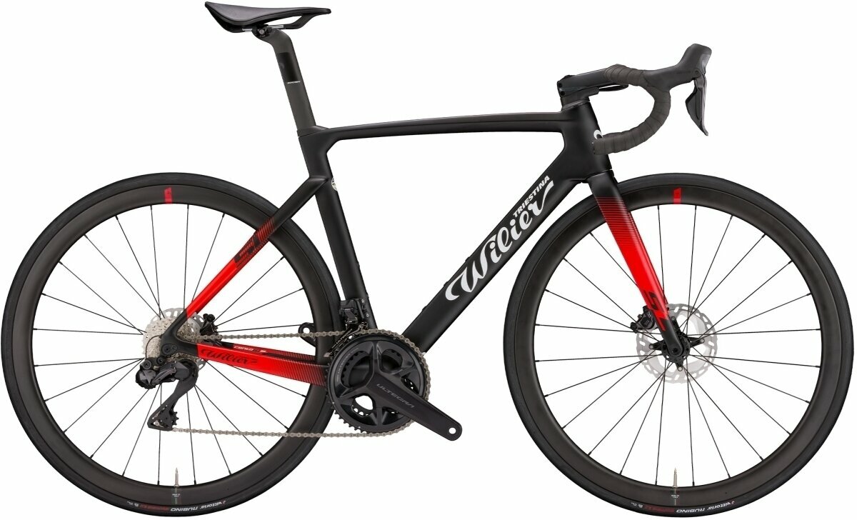 Racefiets Wilier Cento10 SLD Disc Shimano Ultegra Di2 RD-R8150 2x12 Black/Red M Shimano