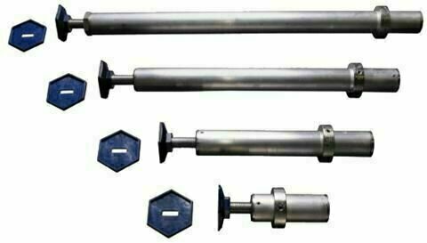 Scenos platformos sija Nivtec 212 07 1 Levelling Leg with Spindle and Base Plate 140 cm - 1