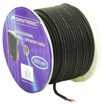 Reproduktorový kábel, metráž Omnitronic 3030021K 2x2.5qmm - 1