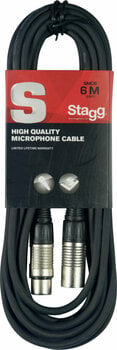 Microphone Cable Stagg SMC6 Black 6 m - 1