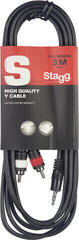 Audio kábel Stagg SYC3/MPS2CM E 3 m Audio kábel