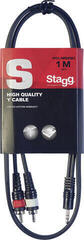 Audiokabel Stagg SYC1/MPS2CM E 1 m Audiokabel