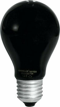 Ultrafioletowe źródła światła Omnilux A19 75W E-27 Ultrafioletowe źródła światła - 1