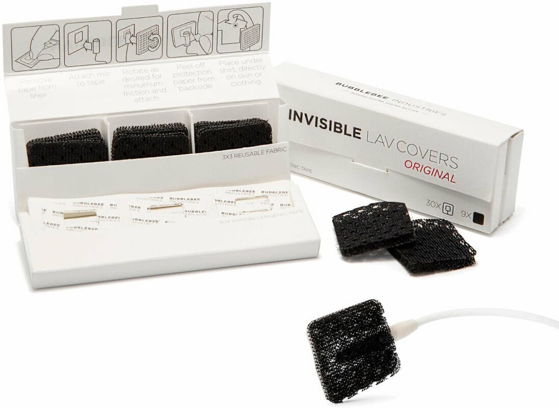 Protecție vânt microfon Bubblebee Invisible Lav Covers