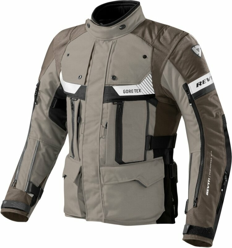 Tekstilna jakna Rev'it! Defender Pro GTX Sand/Black 2XL Tekstilna jakna