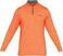 Pulover s kapuco/Pulover Under Armour Playoff 2.0 1/4 Zip Papaya S