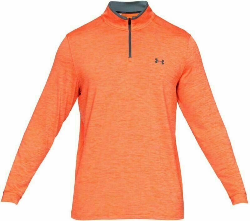 Pulover s kapuco/Pulover Under Armour Playoff 2.0 1/4 Zip Papaya L