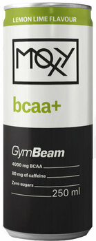 Ισοτονικό Ποτό GymBeam Moxy BCAA+ Energy Drink 24 x Lemon-Λεμόνι 250 εκατ. Liquid Ισοτονικό Ποτό - 1
