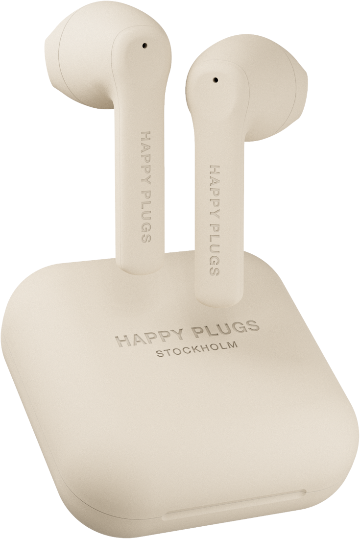 Intra-auriculares true wireless Happy Plugs Air 1 Go Nude
