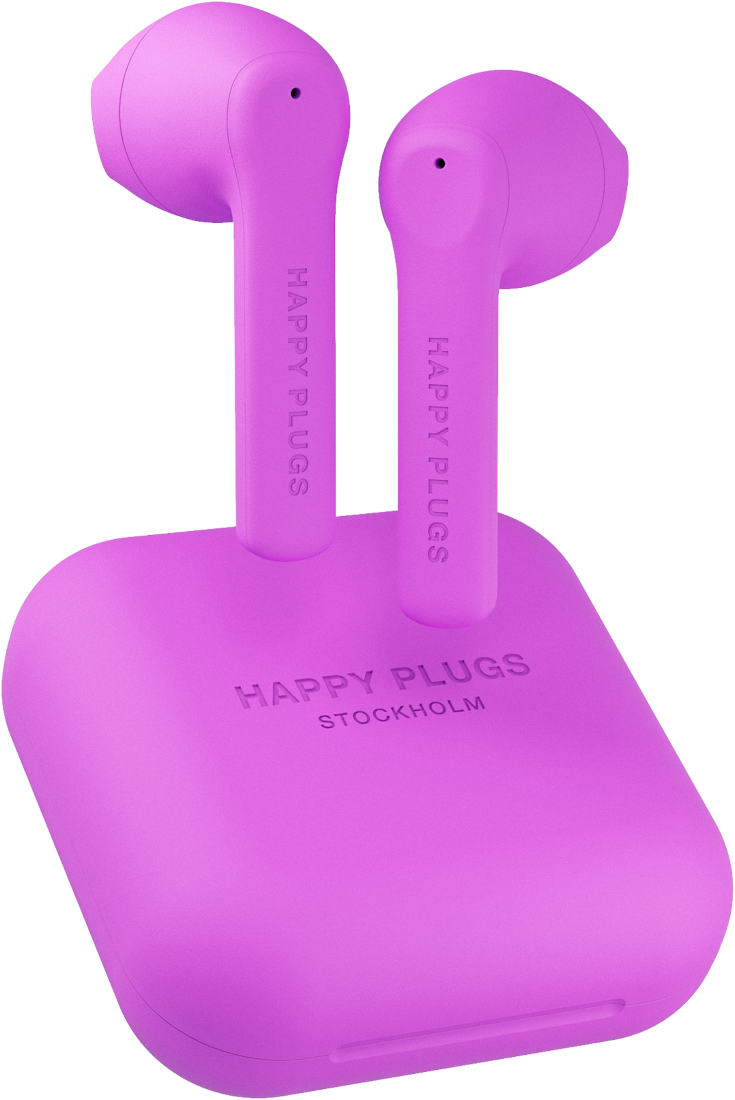 True trådløs i øre Happy Plugs Air 1 Go Purple