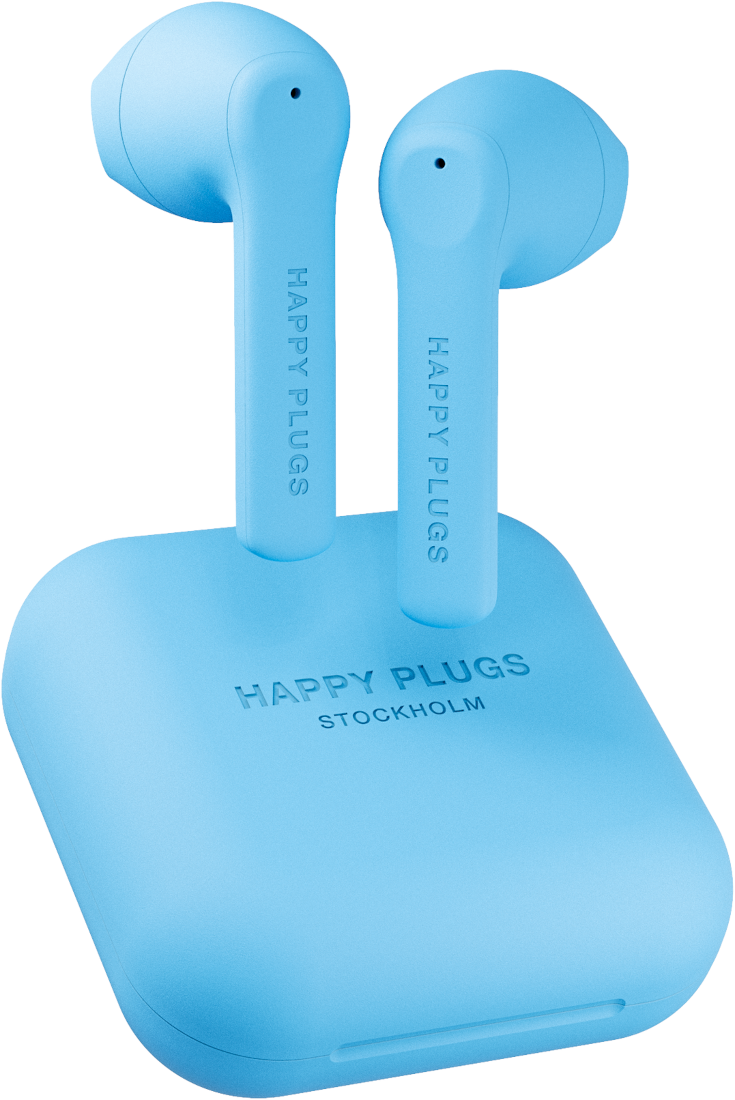 Intra-auriculares true wireless Happy Plugs Air 1 Go Blue