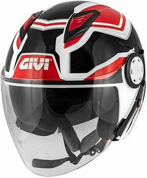 Hjelm Givi 12.3 Stratos Shade White/Black/Red M Hjelm - 1