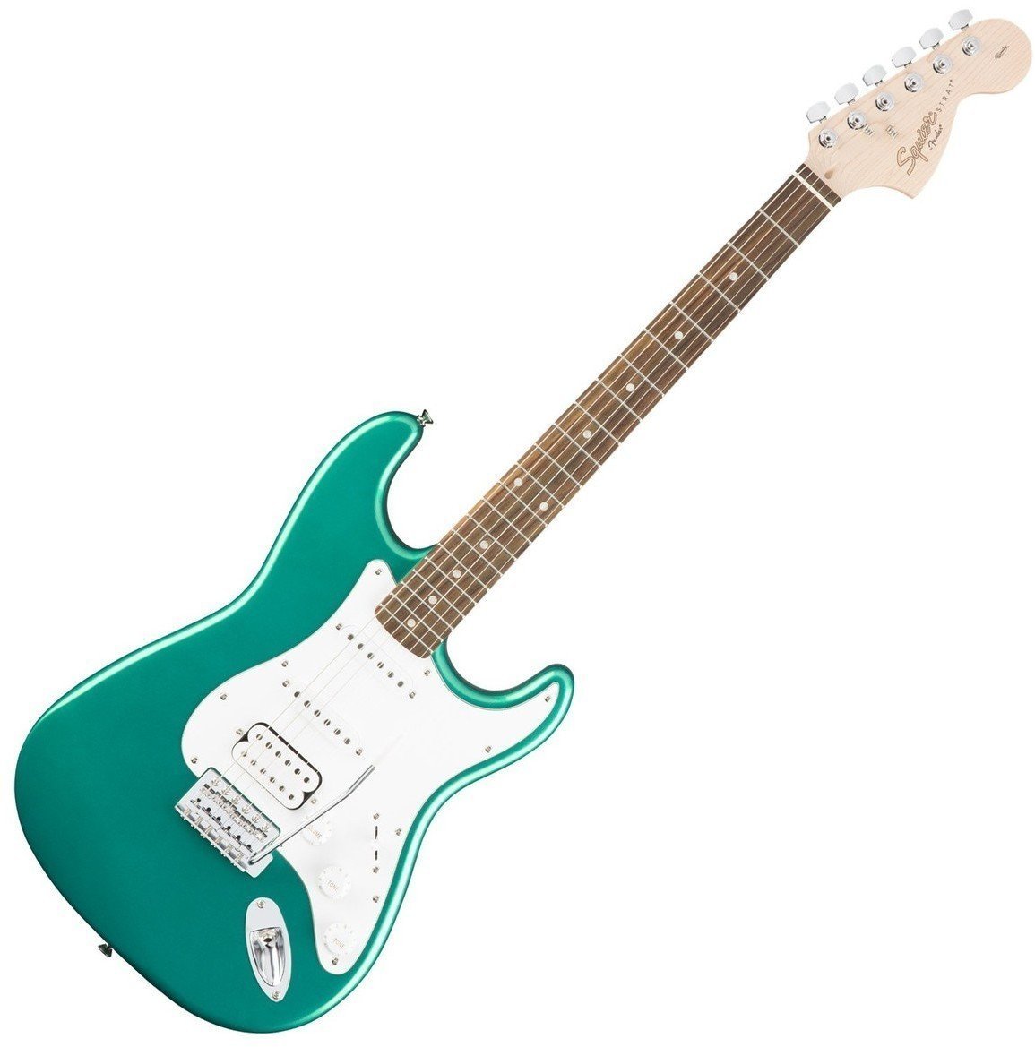 Electric guitar Fender Squier Affinity Series Stratocaster HSS IL Race Green