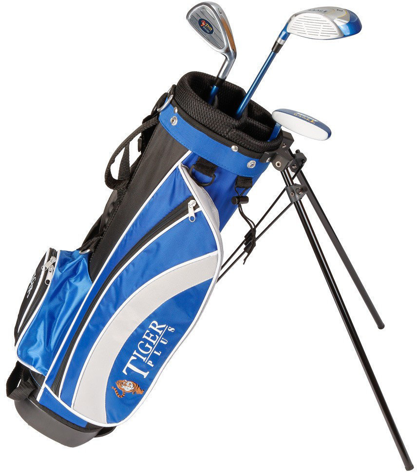 Голф комплект за голф Longridge Junior Tiger Set 4-7 Years 3Clubs Black/Blue Right Hand