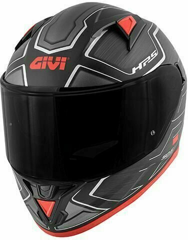 Kaciga Givi 50.6 Sport Deep Matt Black/Red L Kaciga