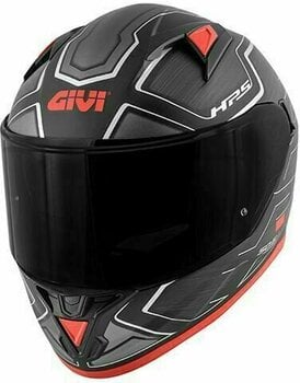 Helmet Givi 50.6 Sport Deep Matt Black/Red 2XL Helmet - 1