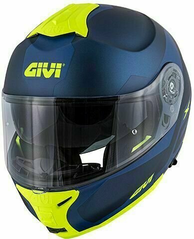 Helm Givi X.21 Challenger Spirit Matt Blue/Dark Blue/Yellow S Helm