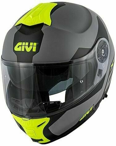 Helm Givi X.21 Challenger Spirit Matt Grey/Black/Yellow S Helm