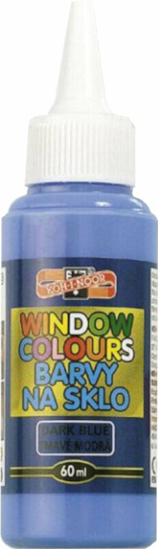 Barva na sklo KOH-I-NOOR 9742 Window Colours 60 ml Dark Blue