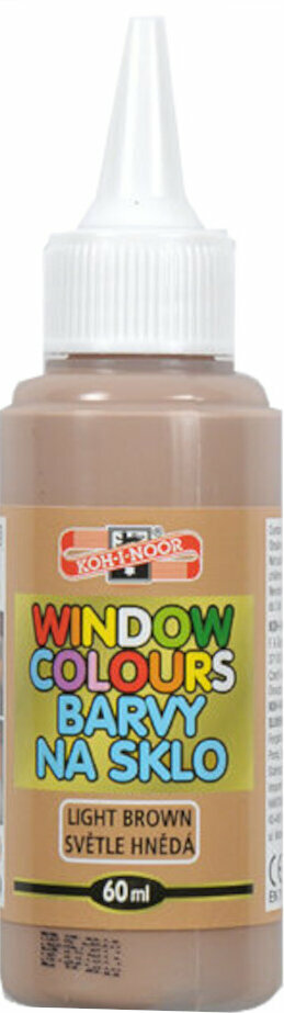 Lasimaali KOH-I-NOOR 9742 Window Colours 60 ml Light Brown