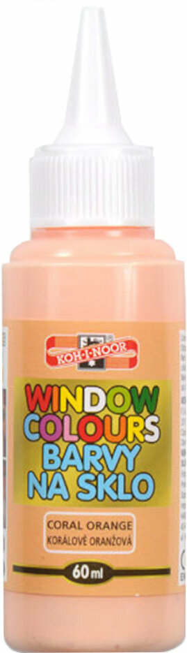 Barva na sklo KOH-I-NOOR 9742 Window Colours 60 ml Coral Orange