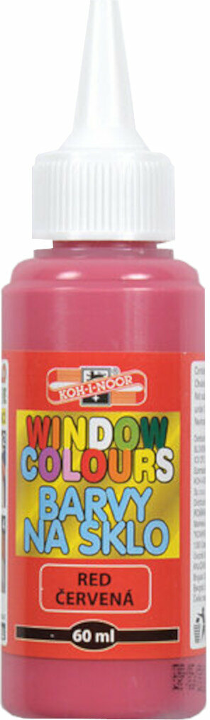 Lasimaali KOH-I-NOOR 9742 Window Colours 60 ml Red