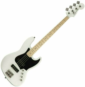 4-string Bassguitar Fender Squier Contemporary Active Jazz Bass HH MN Flat White - 1