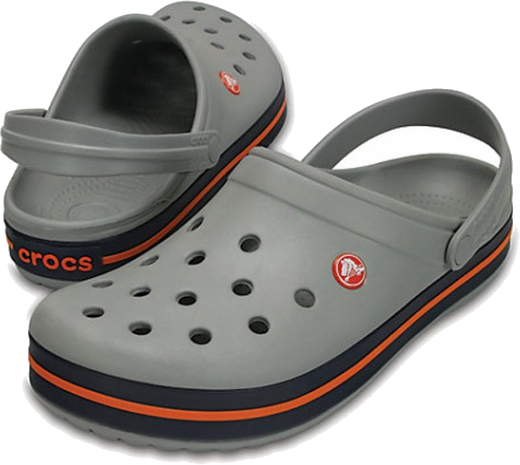 Crocs Crocband Clog Light Grey/Navy 37-38 - Muziker