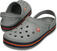 Unisex Schuhe Crocs Crocband Clog Light Grey/Navy 37-38