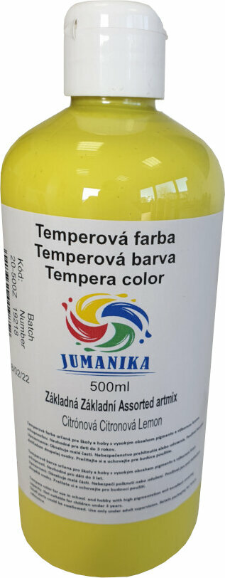Vopsea tempera Jumanika 20-500Z Vopsea tempera Lemon 500 ml 1 buc.