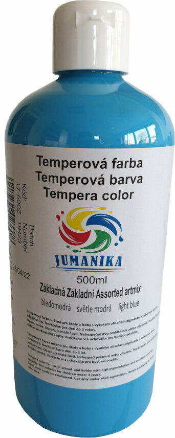 Vopsea tempera Jumanika 17-500Z Vopsea tempera Light Blue 500 ml 1 buc.