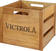Boîte pour disques LP Victrola VA 20 MAH La boîte Boîte pour disques LP