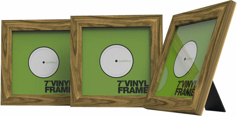 Mobiliário para discos LP Glorious Frame Set 7 Quadro para discos LP Castanho Mobiliário para discos LP
