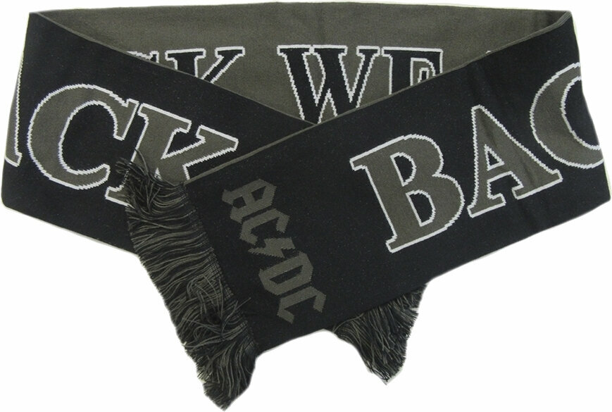 Een sjaal AC/DC Back In Black