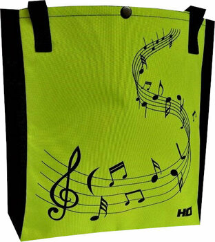 Plastic tas Hudební Obaly H-O Melody Green Neon-Black Bag - 1