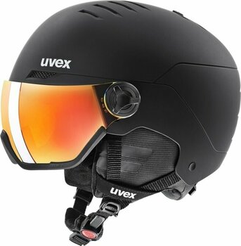 Capacete de esqui UVEX Wanted Visor Black Mat 58-62 cm Capacete de esqui - 1